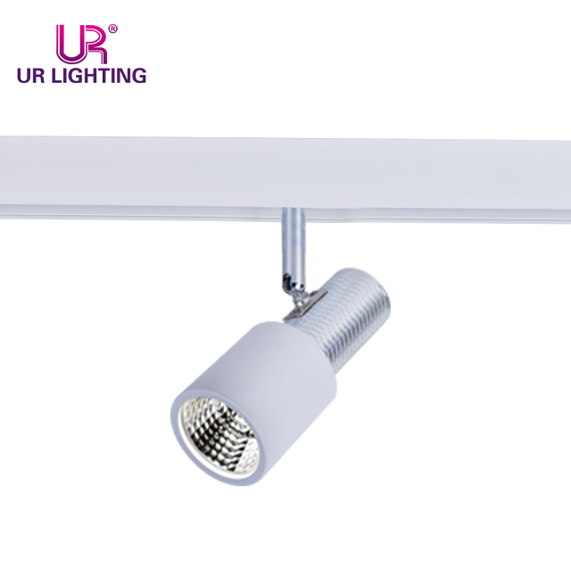 Фонарик Черный и золотой магнитный трек Spot Light 7W C087