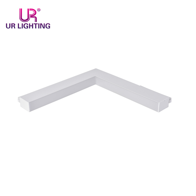 Внутренняя угловая черная магнитная трасса Линейный свет 20 Вт C140-35